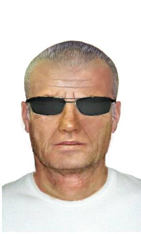 The original image of the man wanted over the kidnappings, based from descriptions made by the victim.