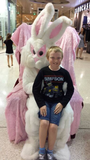 The kids paid a visit to the Easter bunny! - NATASHA MILBURN (email)