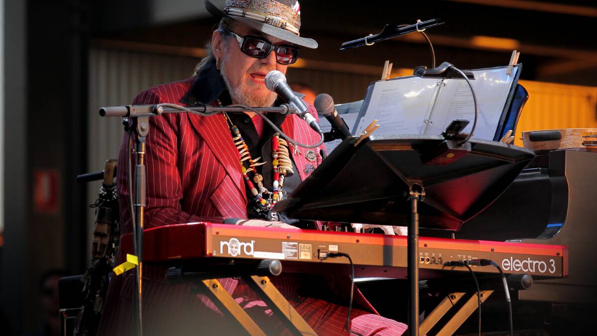 One of the legends of the Blues and Roots music scene, Dr John.