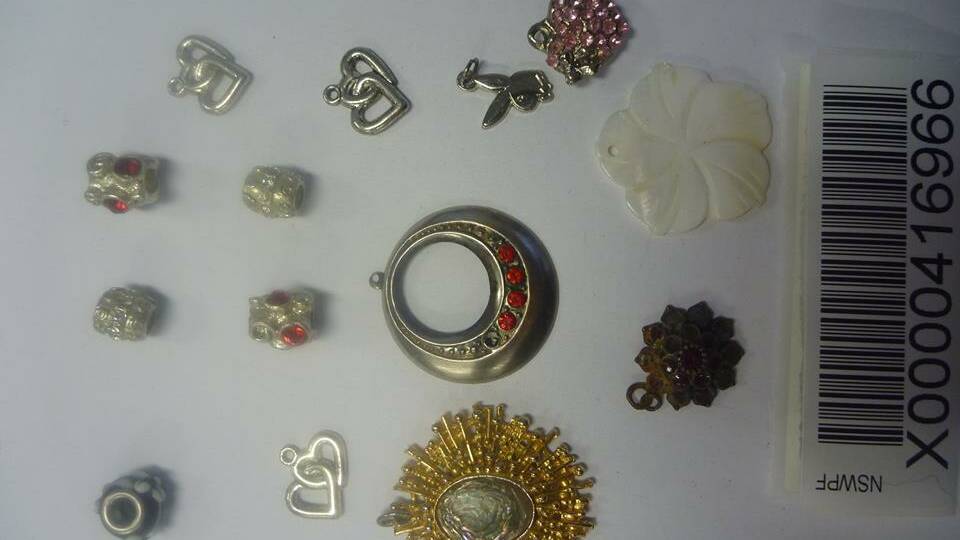 More than 20 items of stolen jewellery and other items have been recovered by police. 