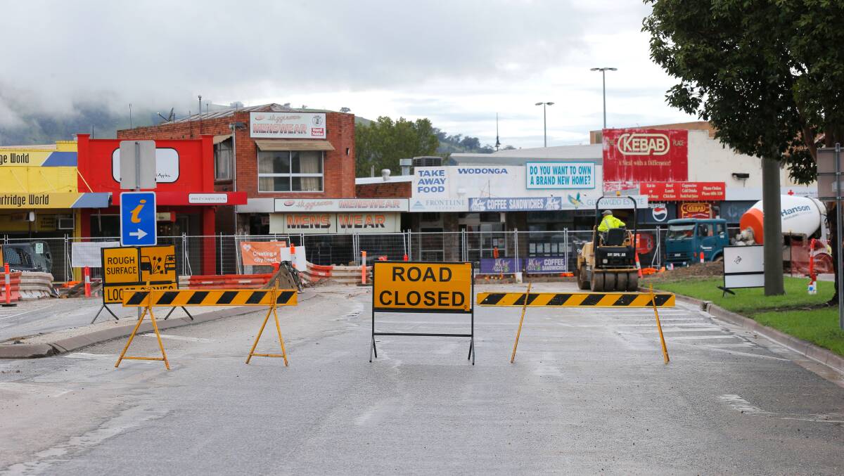 The intersection at High Street and Elgin Boulevard will be closed. Picture: TARA GOONAN