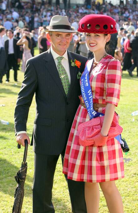 2008 - Canberra's Lloyd Menz came runner-up for the men's while his daughter, Angela Menz, won the women's fashions. Picture: MATTHEW SMITWHICK
