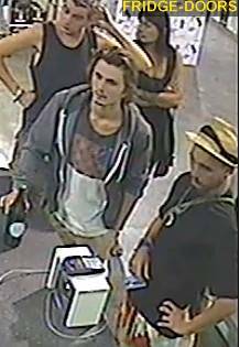 Police would like to speak to these men and women after $105 worth of alcohol was stolen from a Dean Street liquor outlet. Picture: SUPPLIED