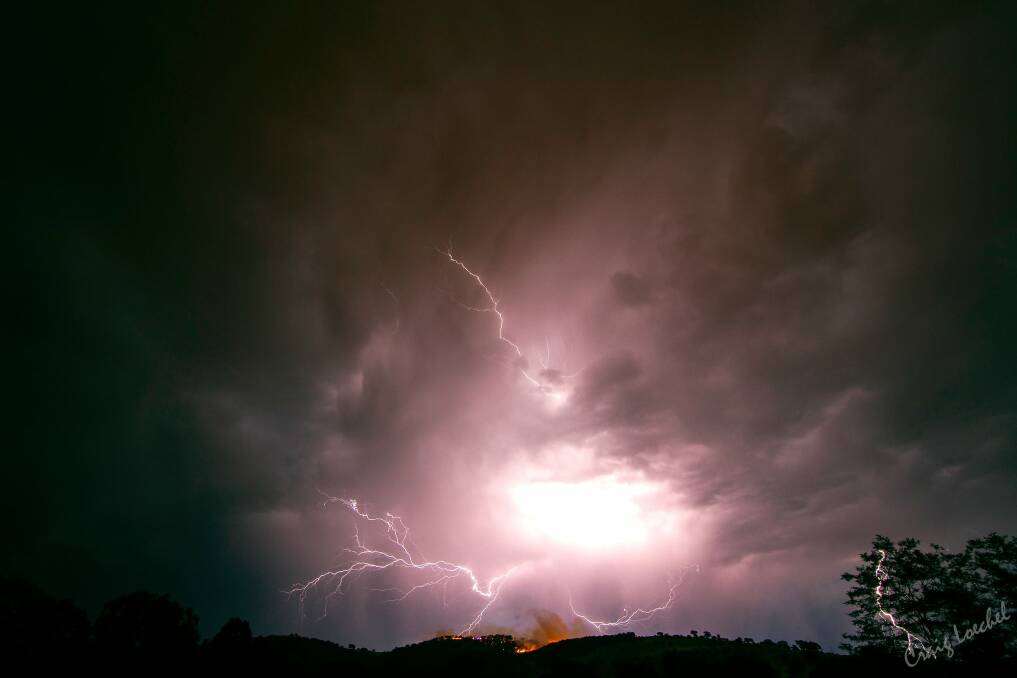 READER PHOTOS: Thunder, lightning and fires | The Border Mail | Wodonga ...