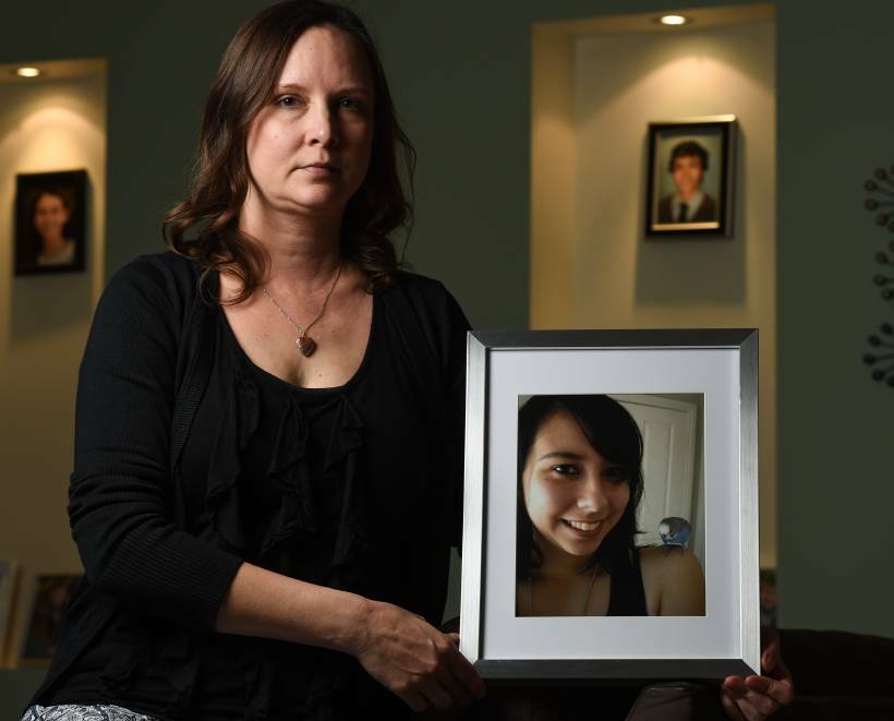 LOSS: East Albury mother Laura McFarland wants to raise awareness around depression after the tragic suicide of her 22-year-old daughter, Lainy, on May 25. Picture: MARK JESSER