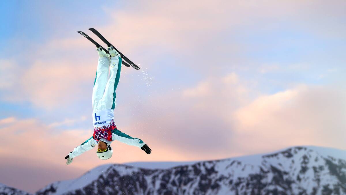 Lydia Lassila of Australia competes in the Freestyle Skiing Ladies' Aerials Qualification on day seven of the Sochi 2014 Winter Olympics at Rosa Khutor Extreme Park. Photo by Mike Ehrmann/Getty Images