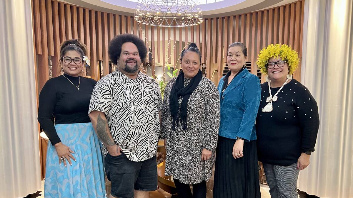Members of the Core Pacific Collective, from left: Loau Donina Vaa, Jioji Ravulo, Malaemie Fruean, Seini Afeaki, Maherau Arona. Core Pacific Collective (CPC) is a consortia of Pacific associations and projects working to support a collaborative approach across Pacific communities with government agencies. Picture: Supplied