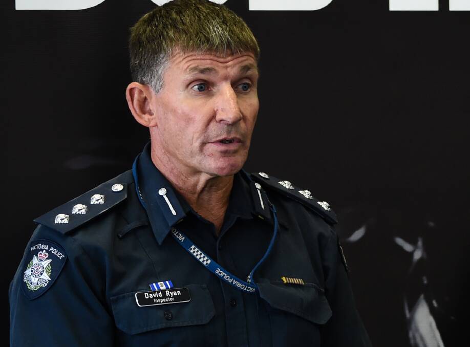CONCERNED: Wangaratta Inspector David Ryan is encouraging gun owners to take an interest in firearm security as statistics show a rise in weapon crime in recent years. 