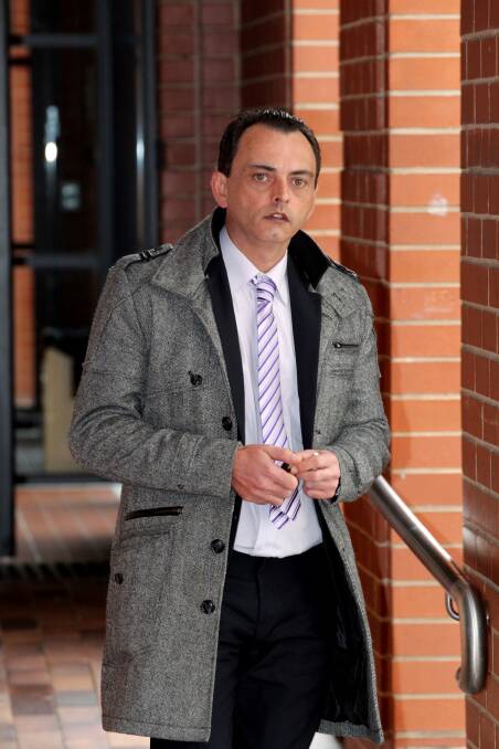 JAILED: Brenton Jarrett, pictured outside Albury court in 2014, will remain in custody until October for his latest offending involving a romance scam. 