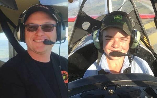 TRAGEDY: Hayden Bruce and Tom Sheather died in the crash near Canberra on Tuesday. 