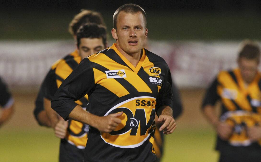 Matt Shir, pictured training with the Ovens and Murray squad in 2009, has serious charges pending in court. 