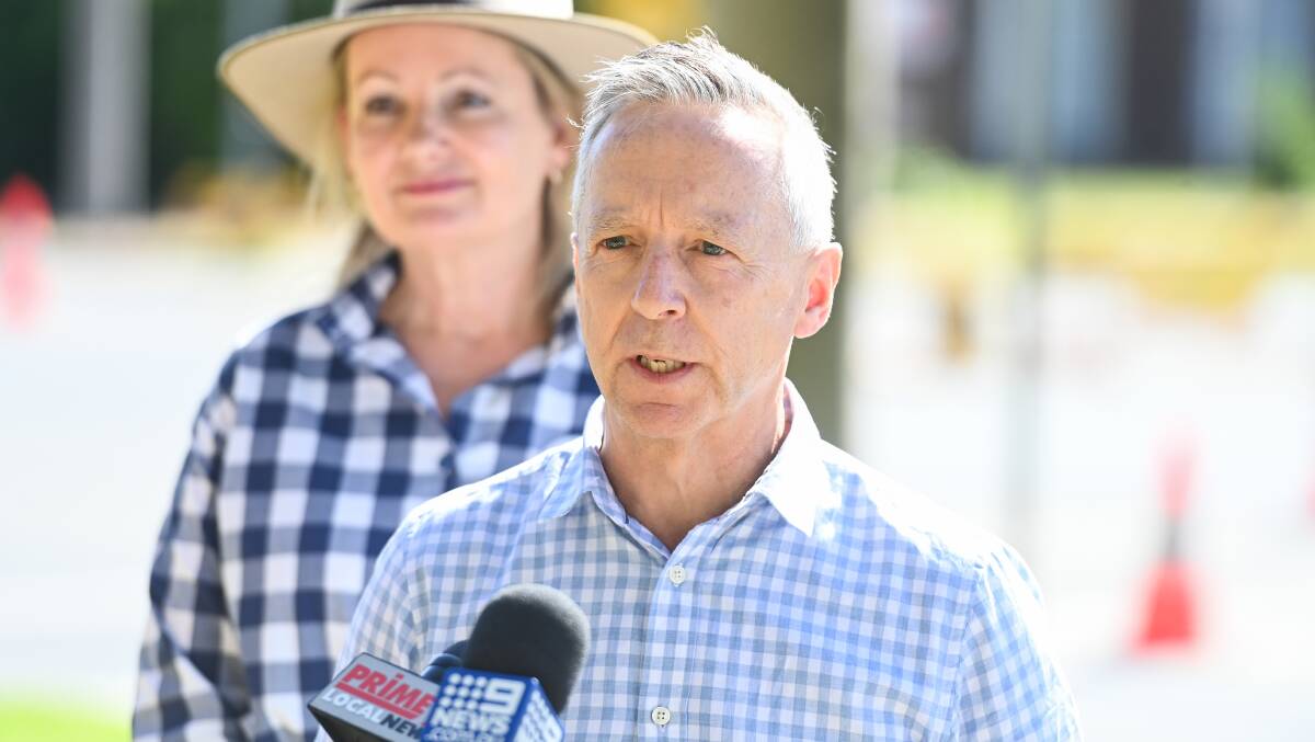 LENGTHY RECOVERY: Albury Business Connect chairman Barry Young says business will still be recovering from the impact of the border closures well into next year. Some have lost up to 90 per cent of revenue. Picture: MARK JESSER