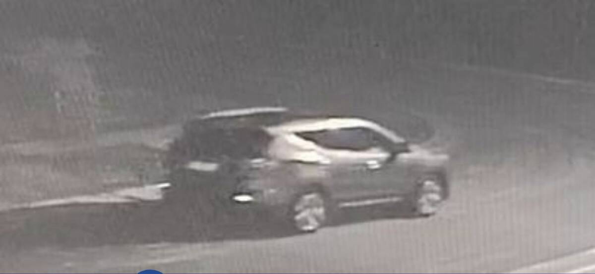 SOUGHT OUT: A vehicle believed to be linked to the series of incidents. 