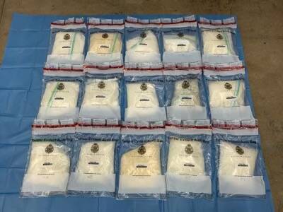 SEIZURE: The drugs seized by police. 