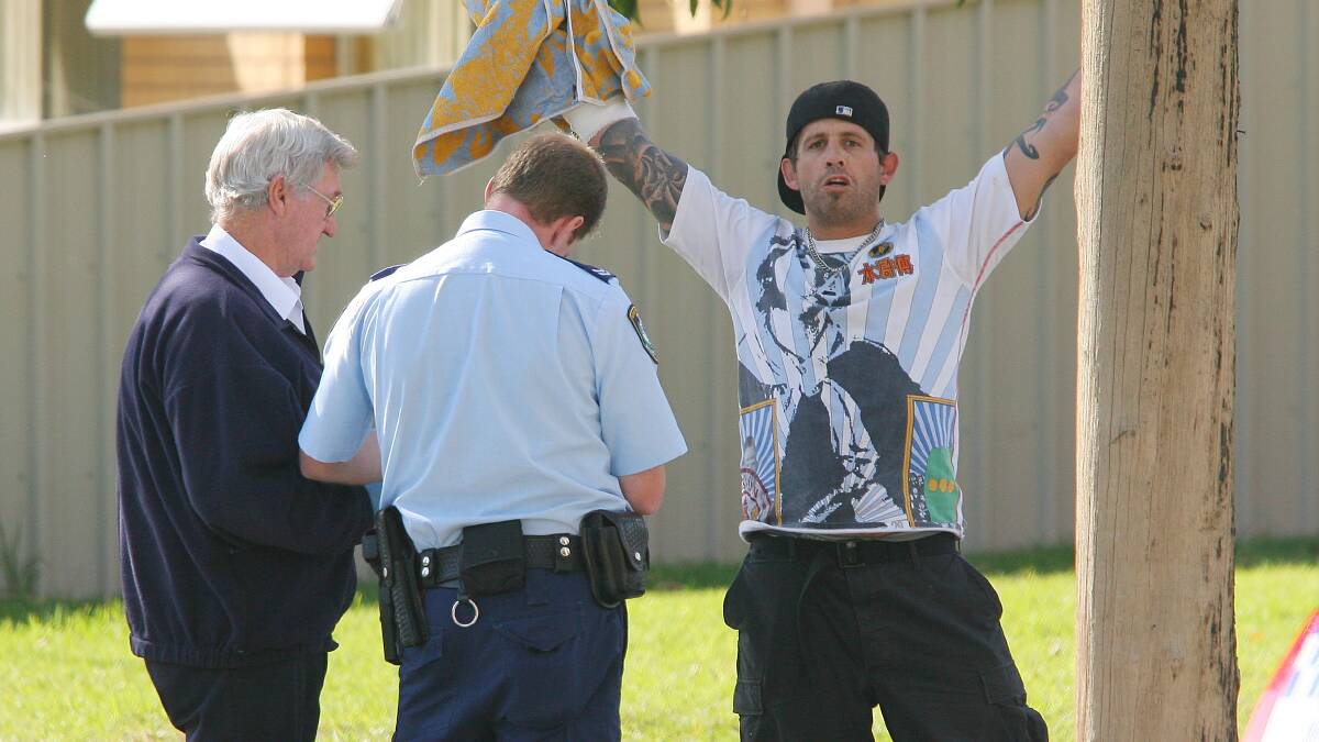 LIFE OF CRIME: Adam Azzi, pictured in 2007, is heavily involved in drugs and violent offending. 