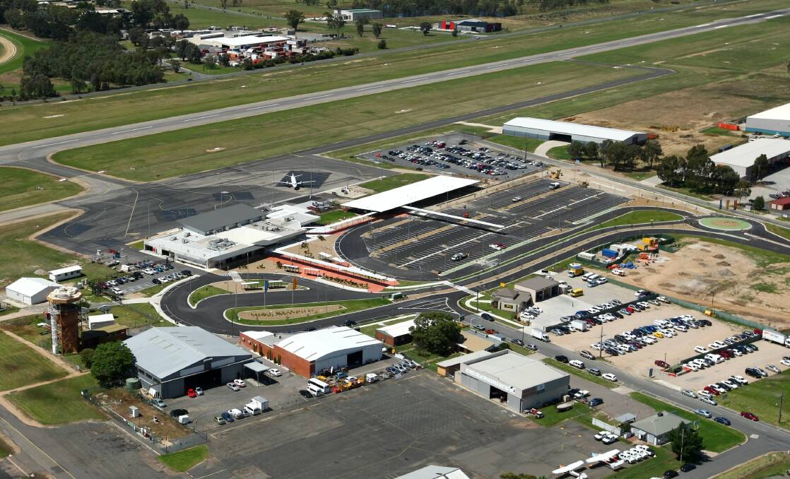 VIEW: The drone had been hovering near Albury Airport and had a near miss with a plane