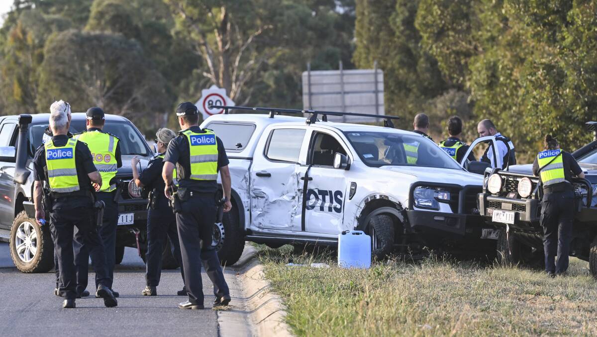 Officers had to ram the stolen vehicle amid concerns Butler would travel on the Hume Freeway. File photo