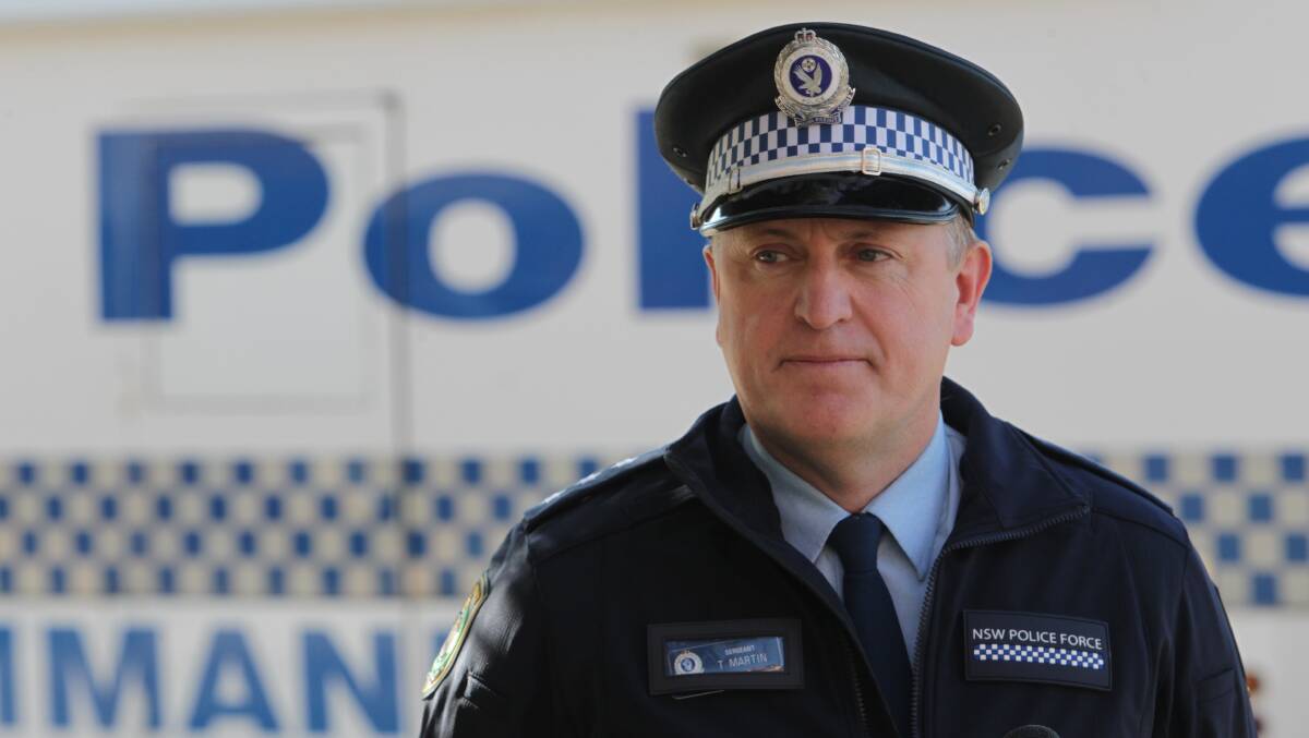 WARNING: Acting Inspector Troy Martin urged people to secure their property. Picture: BLAIR THOMSON
