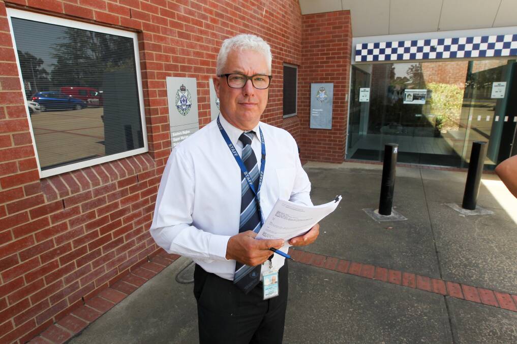 CONCERNED: Detective Senior Sergeant Garry Barton fears fires being lit in the region could get out of control, and potential burn homes or kill. Picture: BLAIR THOMSON