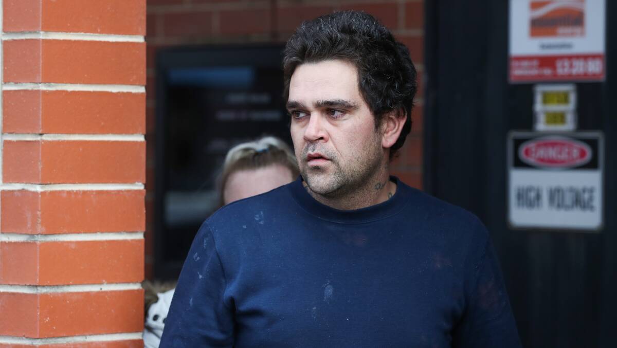 Harley Turner, pictured outside Albury court in 2018 following the death of his friend in an alcohol fuelled crash. File photo