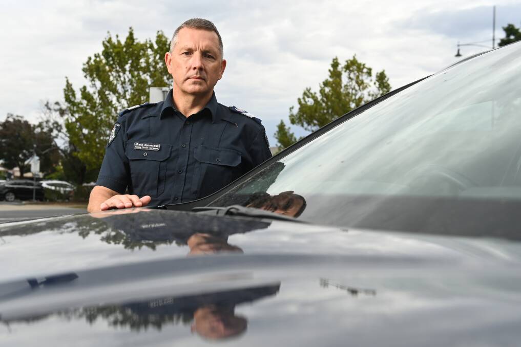 PUBLIC ASSISTANCE: Acting Senior Sergeant Shane Bannerman urged people to help by locking their cars and reporting suspicious behaviour. 