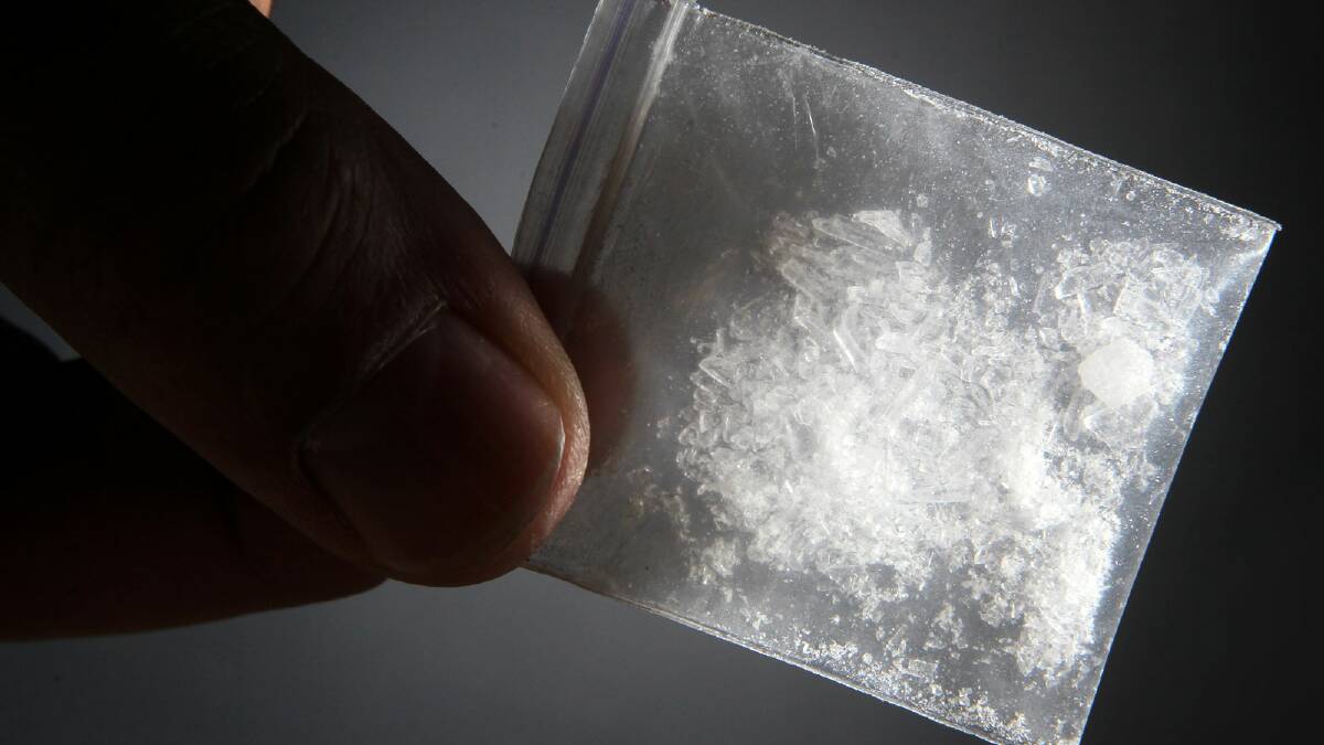 Police seized a large amount of ice from a car in Wodonga with deal bags and scales on June 27, 2023. File photo