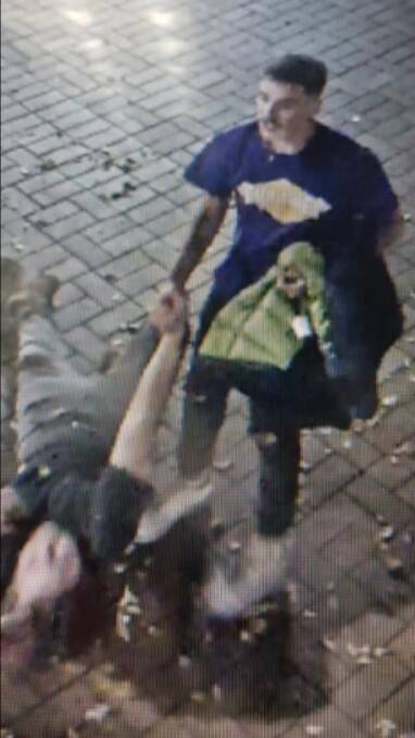 CCTV: Police recently released images from the scene and sought help to identify those involved. 