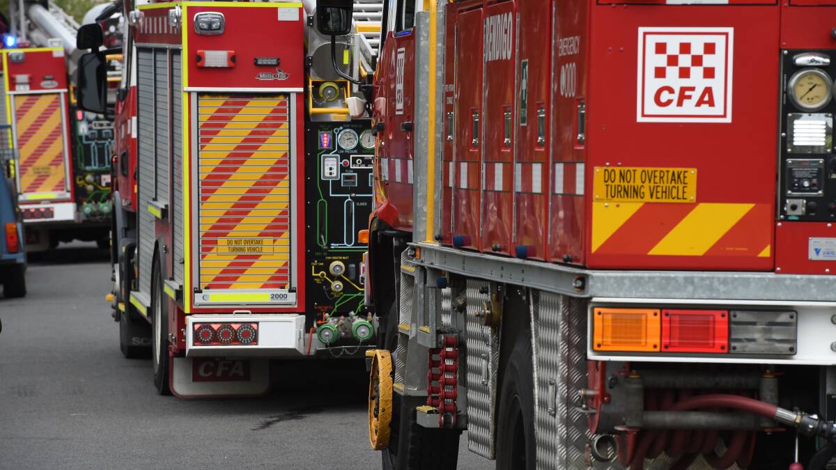 Shed and contents destroyed by fire at Wangaratta
