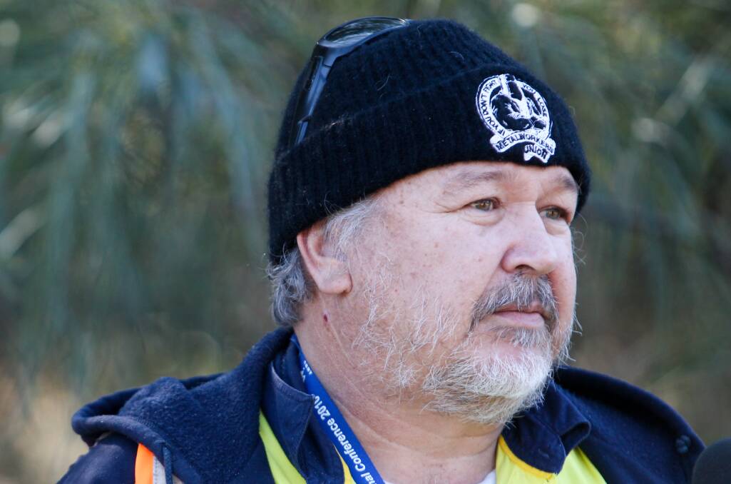 HELP: Dave Corben says the Australian Manufacturing Workers Union wants to ensure Norske Skog is completely safe before any staff return to work. 