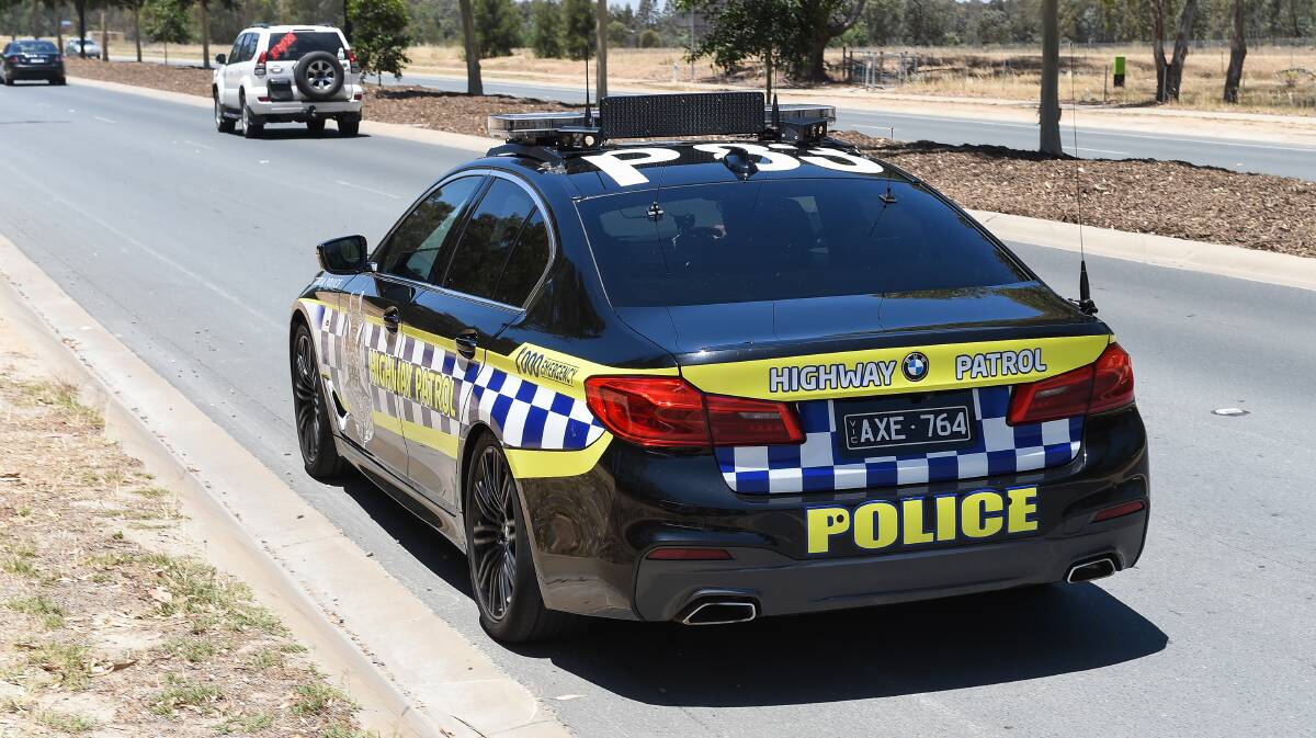 A police vehicle in Wodonga. File picture 