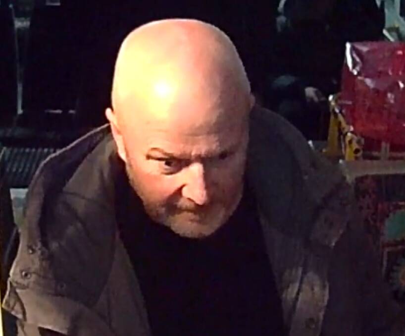 Police are working to identify this man following the incident. 
