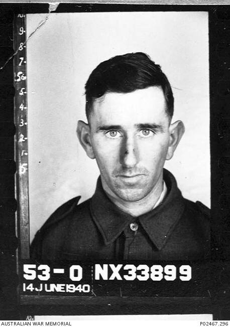 KILLED: Service records show Cyril Dempster denied in Borneo on Feb 5, 1945, about seven months before the end of WWII. 