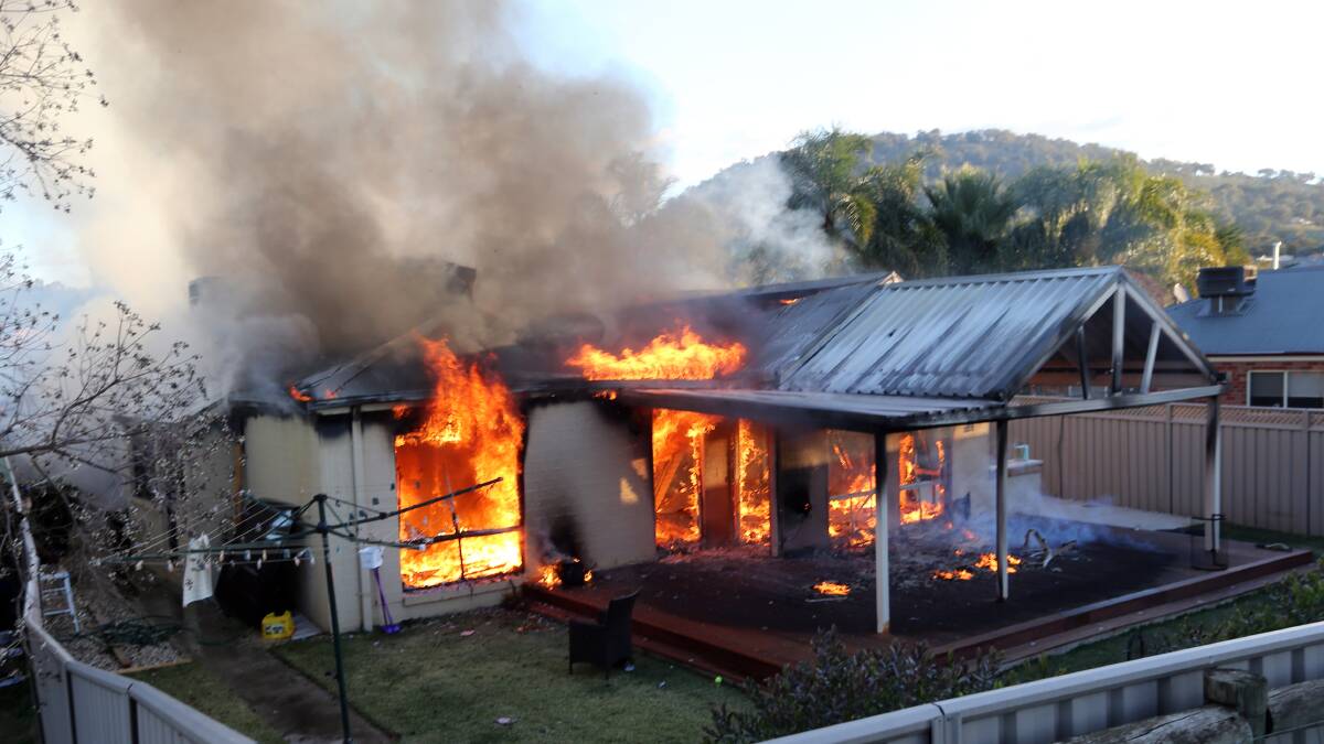 The Fade Court home fire on June 2, 2015. File photo