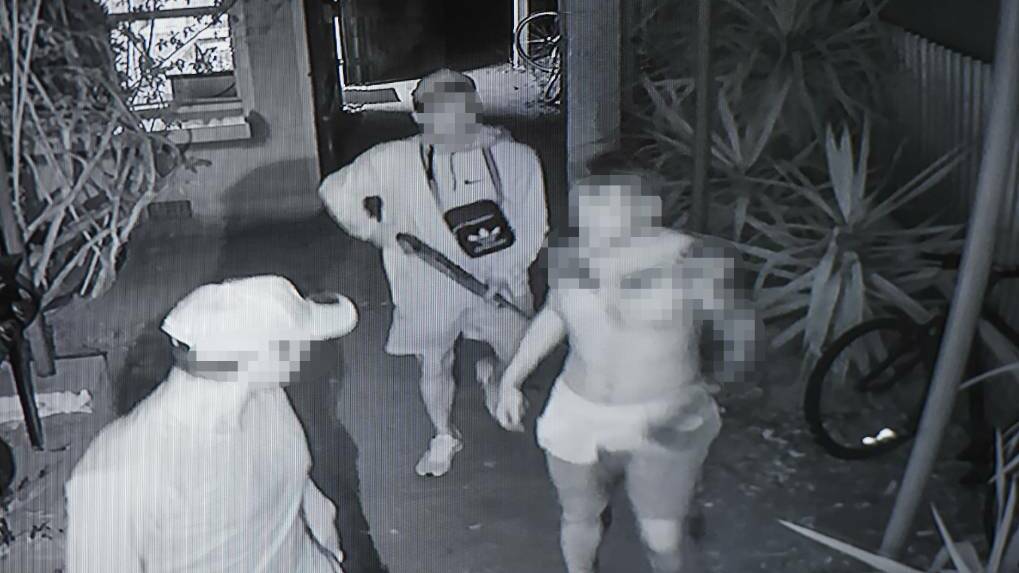Barrett, pictured bottom left, was serving time over an armed abduction in South Albury. 