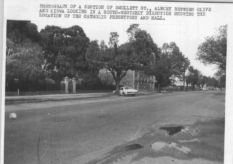 ABDUCTION: A police image of the area where Ms Richardson was abducted on October 12, 1973. 