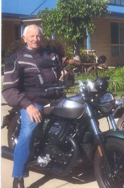 Ross Stewart was killed at the scene after being struck while riding his motorbike. Picture supplied