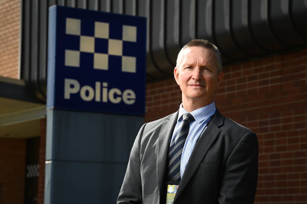 SUPPORT: Wodonga Detective Senior Sergeant Damien Peppler urges people experiencing family violence to seek support. Picture: MARK JESSER