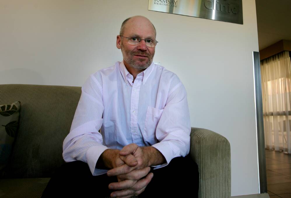BANNED: Wodonga psychologist Brian Hickman, pictured in 2011, has been hit with hefty fines after continuing to offer services despite being banned by medical authorities over concerns about his behaviour. 