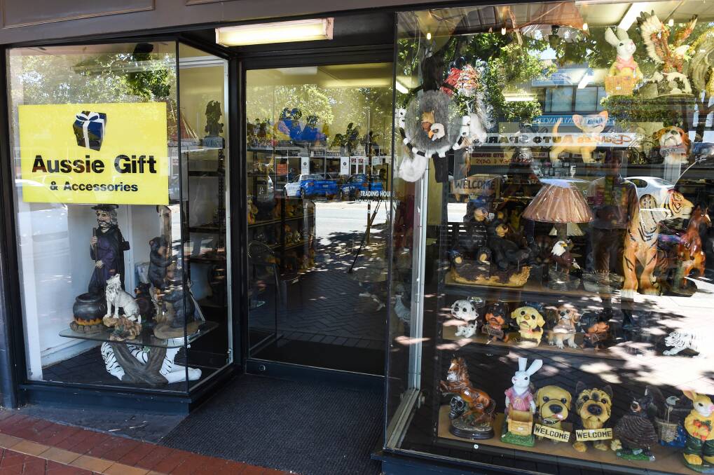RAIDED: Aussie Gift and Accessories in High Street, Wodonga. 