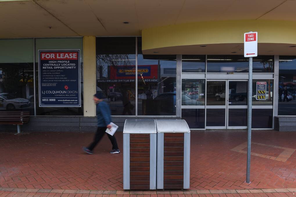 EMPTY: The former Coles building on High Street has been vacant for nearly a year since the supermarket located to nearby Mann Central. It's the largest building on High Street and will soon be turned into a Chemist Warehouse. 