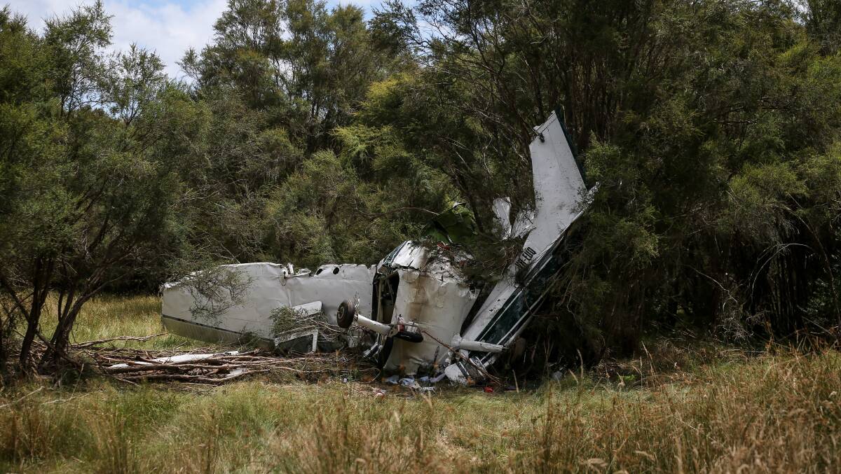 The pilot's Cessna crashed into trees a few hundred metres into his journey. He had planned to fly to Queensland, but is instead heading back by car after spending nearly two weeks in hospital in Melbourne. 