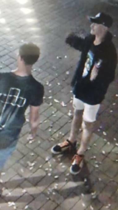 ASSAULT: The attack was caught on CCTV cameras. 