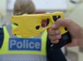 Police had to Taser the man in Bright after he aggressively approached officers with a skateboard. File photo