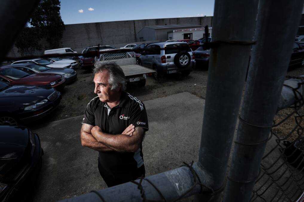 SECURITY: Albury Family Car Centre owner Mick Ristic says he will need to undertake additional measures to keep thieves out of his business following recent thefts.