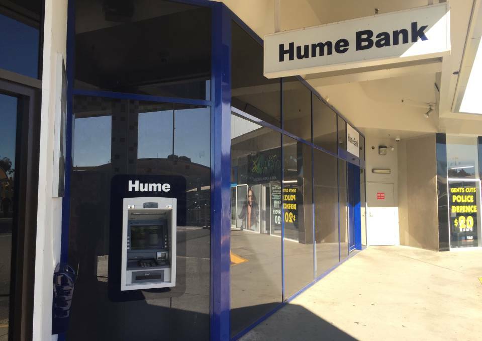 TARGETED: It had been alleged the Hume Bank ATM at Wodonga Plaza was targeted by Samad and two others. 