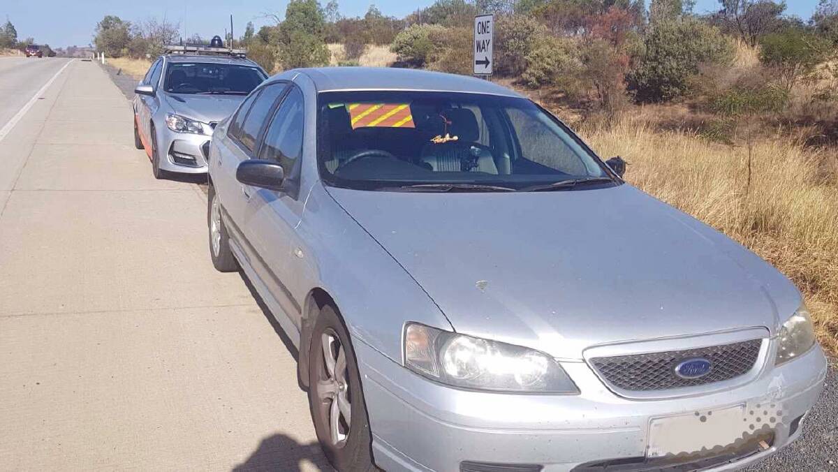 INTERCEPTED: The driver was caught north of Albury