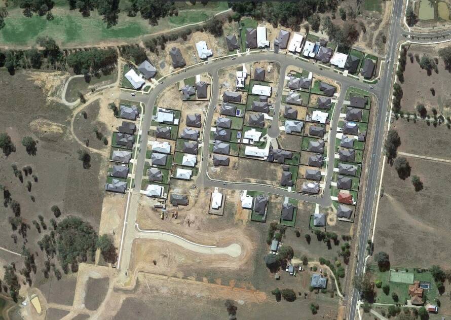 GROWING: The Woolshed Estate at Thurgoona. Picture: GOOGLE