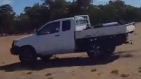 Mr Murray was driving a white single cab 2008 Toyota HiLux ute with WA registration 1CUR 577.