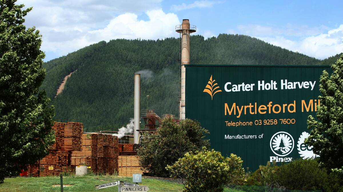 Fire contained at Carter Holt Harvey in Myrtleford
