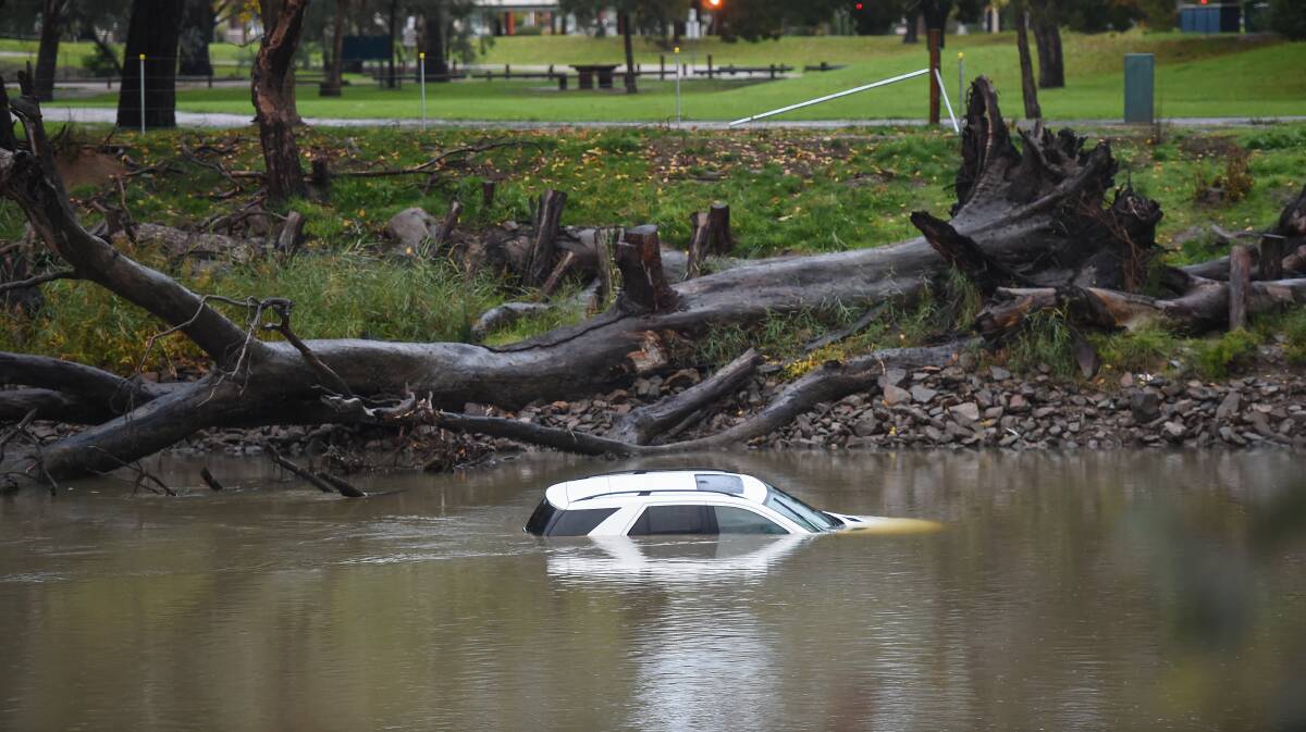 DUMPED: A vehicle stolen from a retirement home and dumped off Noreuil Park. 